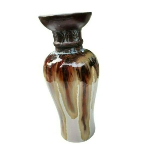 Vintage Style‎ Ceramic Pillar Candle Holder 12in - Picture 8 of 11